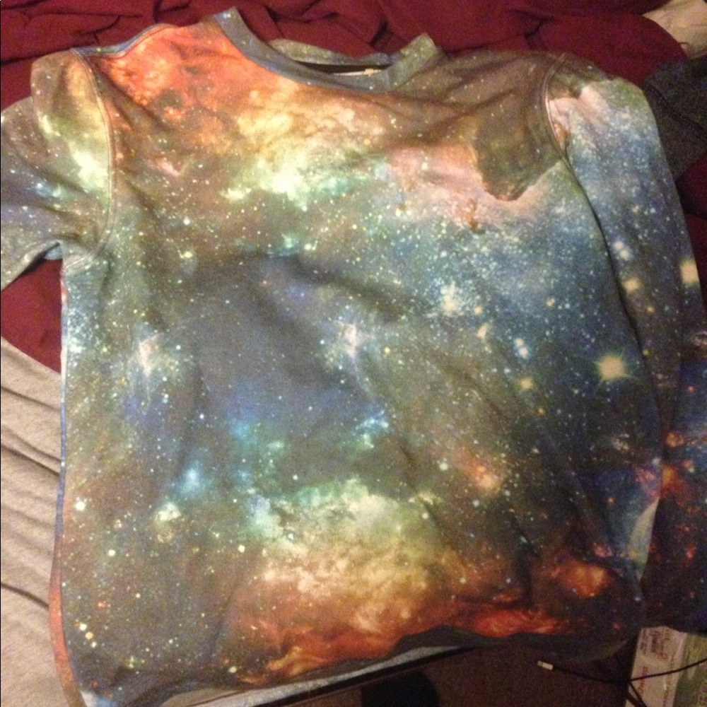 Pacsun On The Byas Galaxy Crewneck